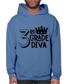 Third Grade Diva 953# - third grade- Hoodie