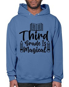 Third Grade Is Magical 961# - third grade- Hoodie