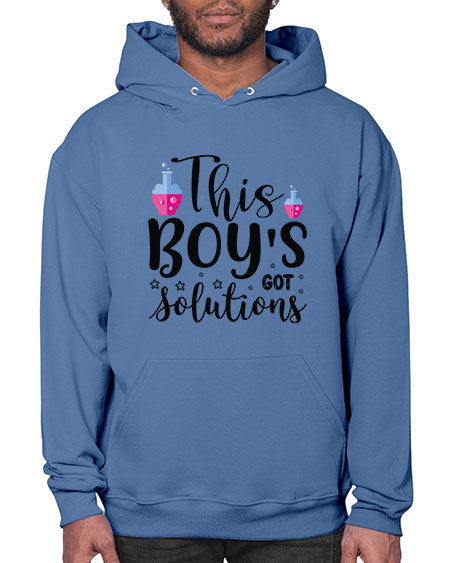 This Boy s Got Solutions 20# - general science- Hoodie