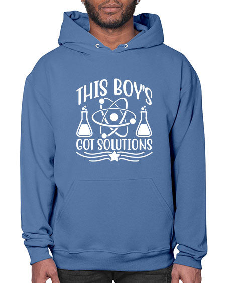 This Boy s Got Solutions 21# - general science- Hoodie