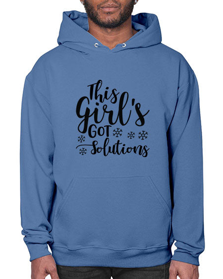 This Girl s Got Solutions 17# - general science- Hoodie