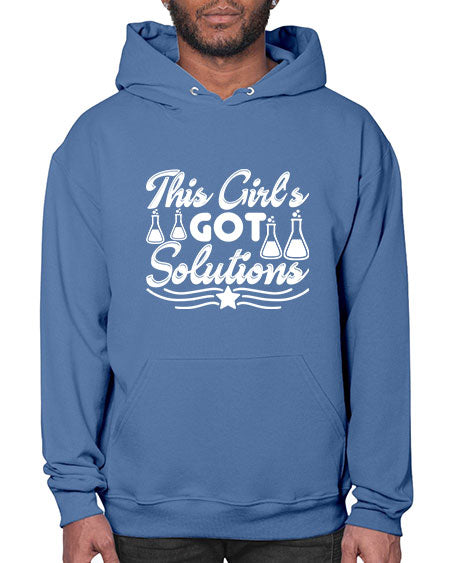 This Girl s Got Solutions 18# - general science- Hoodie