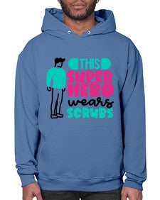 This Superhero Wears Scrubs Style Style 1564# - nurse- Hoodie