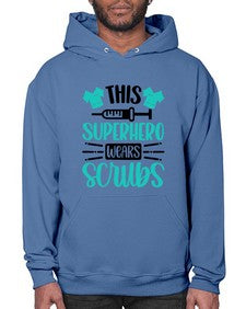 This Superhero Wears Style Style 1566# - nurse- Hoodie