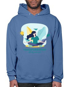 Transformation of Body and Mind 587# - yoga- Hoodie