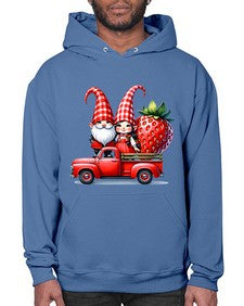 Truck Gnome Strawberries 1673# - strawberry- Hoodie