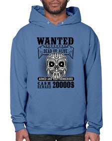 Wanted 1204# - skull and bones- Hoodie