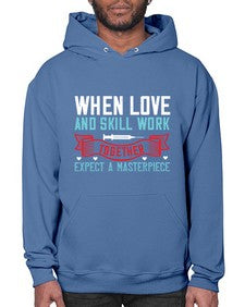 When love and skill work together expect a masterpiece Style 1630# - nurse- Hoodie