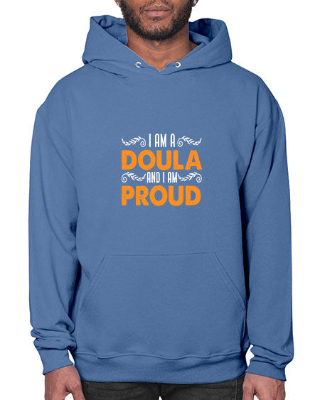 WomensIamadoulaandIamproudgiftforfunnymidwifedoula1652# - doubla- Hoodie