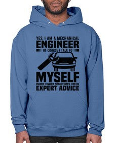 Yes I Am A Mechanical Style 1671# - engineer- Hoodie