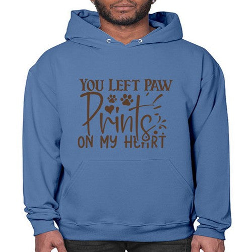 You Left Paw Prints On My Heart Style 53# - dogs- Hoodie