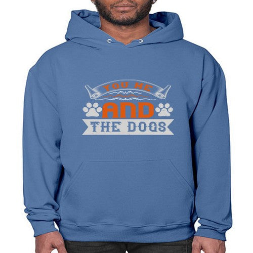 You Me and the Dogs Style 138# - dogs- Hoodie