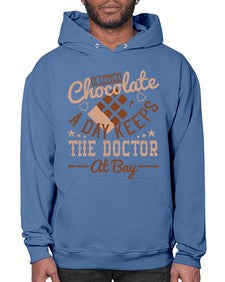 a little chocolate a day keeps the doctor at bay 3# - chocolate- Hoodie