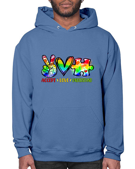 accept love understand - autism- Hoodie