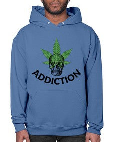 addiction cannabis 217# - marijuana- Hoodie