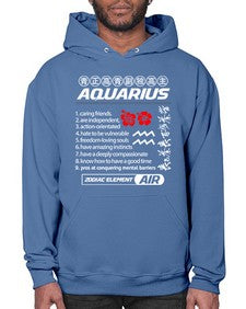 aquarius 85# - aquarius- Hoodie