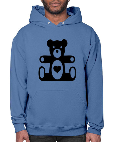bear with heart 47# - bears - animals- Hoodie