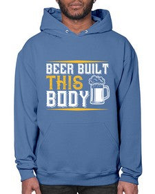 beer built this body 642# - beer- Hoodie
