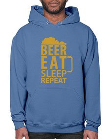 beer eat sleep 644# - beer- Hoodie