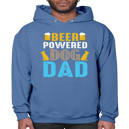 beer power dog dad 55# - dogs- Hoodie