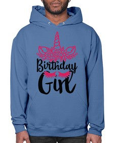 birthday girl 60# - unicorn- Hoodie
