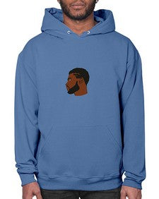 black man 40# - black boys or men- Hoodie