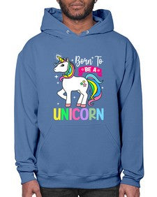 born to be a unicorn 72# - unicorn- Hoodie