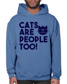cats are people too - cats- Hoodie