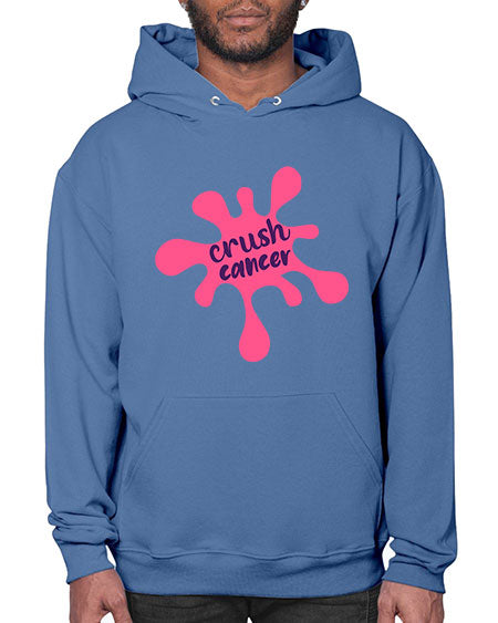 crush cancer Style 18# - breast cancer- Hoodie