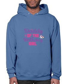 daddy of the birthday girl 90# - unicorn- Hoodie