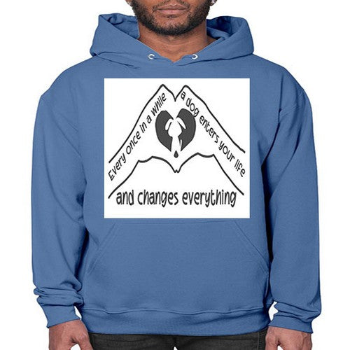 dog changes everything 75# - dogs- Hoodie
