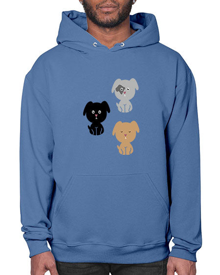 dogs 93# - bears - animals- Hoodie