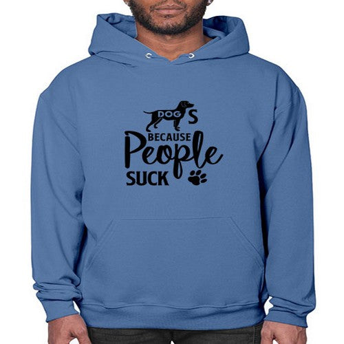 dogs because people suck 128# - dogs- Hoodie