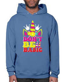 dont be basic 94# - unicorn- Hoodie