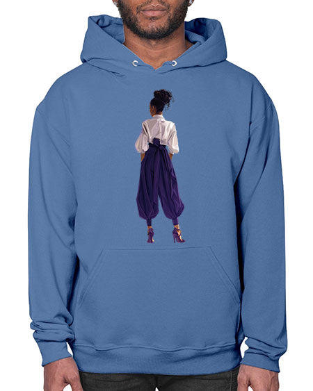 fashion girl in indigo 31# -  fashion- Hoodie