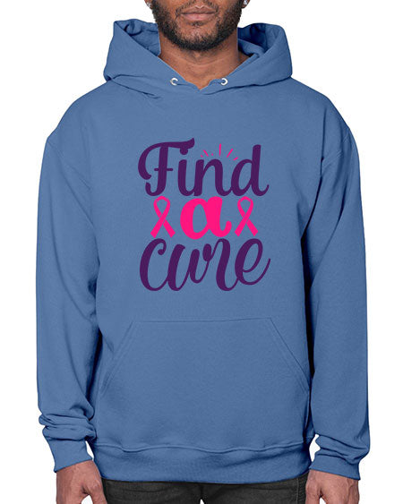 find a cure Style 12# - breast cancer- Hoodie