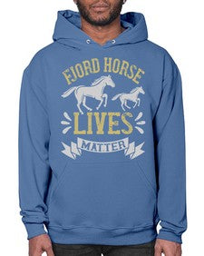 fjord horse lives matter Style 54# - horse- Hoodie