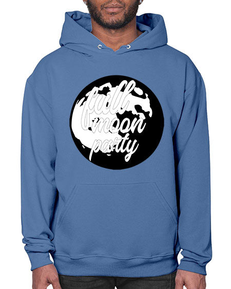 full moon party 7# - moon- Hoodie