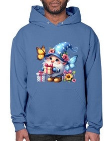 gnome with butterfly 03# - gnome- Hoodie
