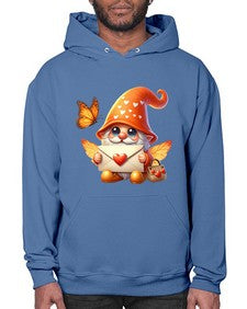 gnome with butterfly 06# - gnome- Hoodie