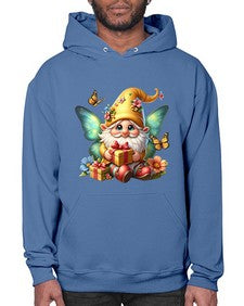 gnome with butterfly 07# - gnome- Hoodie