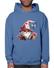 gnome with butterfly 13# - gnome- Hoodie