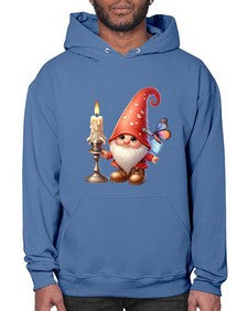 gnome with butterfly 16# - gnome- Hoodie