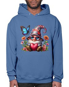 gnome with butterfly 17# - gnome- Hoodie