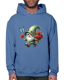 gnome with butterfly 24# - gnome- Hoodie