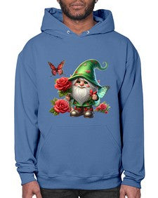gnome with butterfly 26# - gnome- Hoodie
