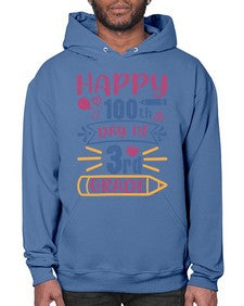 happy th day of third grade 254# - third grade- Hoodie