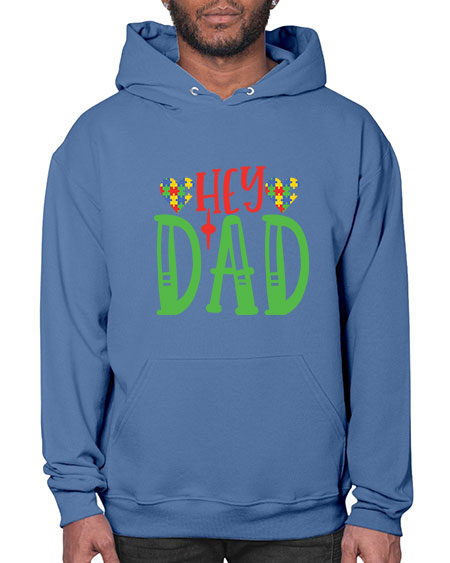 hey dad Style 14# - autism- Hoodie
