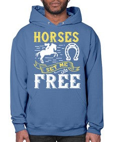horses set me free Style 39# - horse- Hoodie
