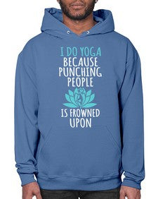 i do yoga  275# - yoga- Hoodie